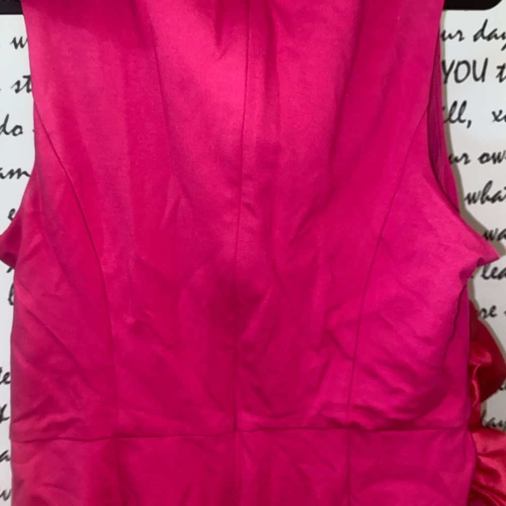 HUTCH SLEEVELESS RUFFLE SHEATH MINI DRESS - Picture 10 of 10